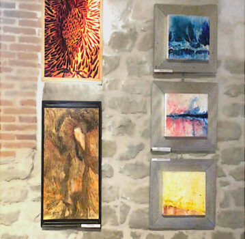 Restrospective - les non figuratifs / abstraits - les figuratifs inventifs - les figuratifs essentiels / la matrice - les autres - les figuratifs actifs : le travail des hommes - les vases d'hier - les paysages intérieurs...ou pas - sculpture / états dame /états d'âme