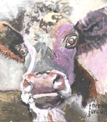 PAMMAP-artiste-peinture-huile-toile-vache-2